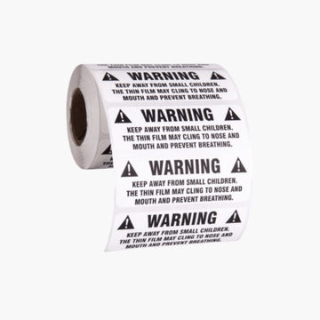 Rollos de Etiquetas Térmicas de Advertencia